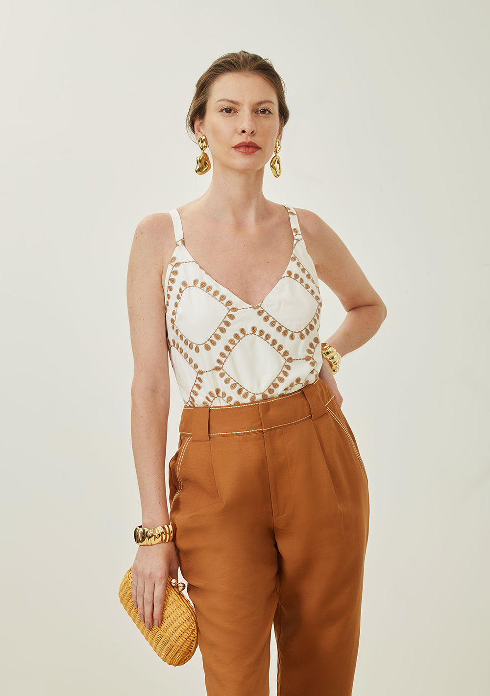 Camisilla Suelta Escote en V