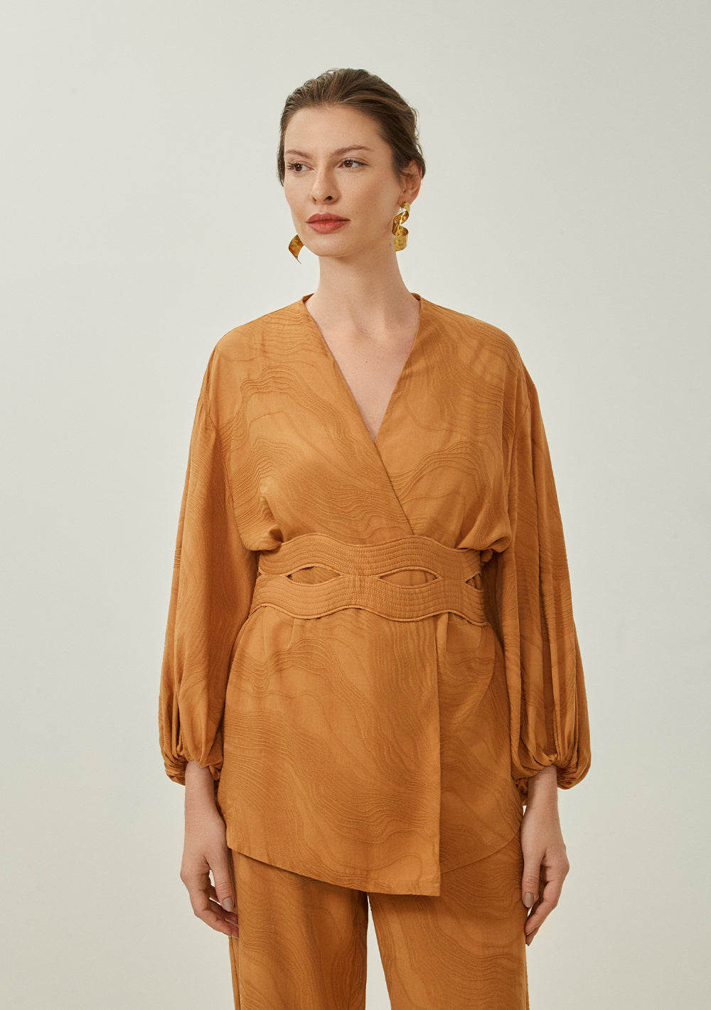 Kimono Suelto Mangas Largas