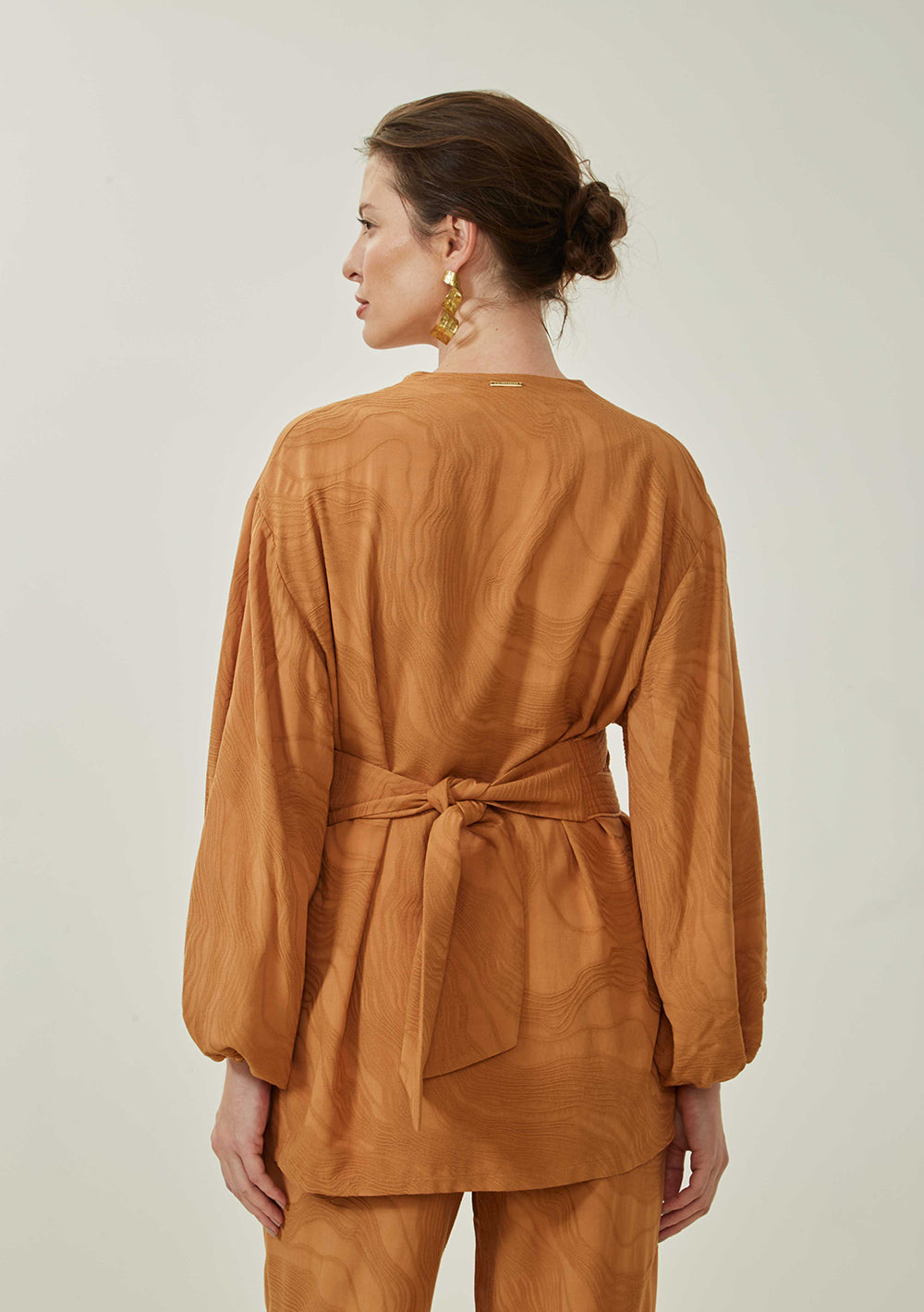 Kimono Suelto Mangas Largas