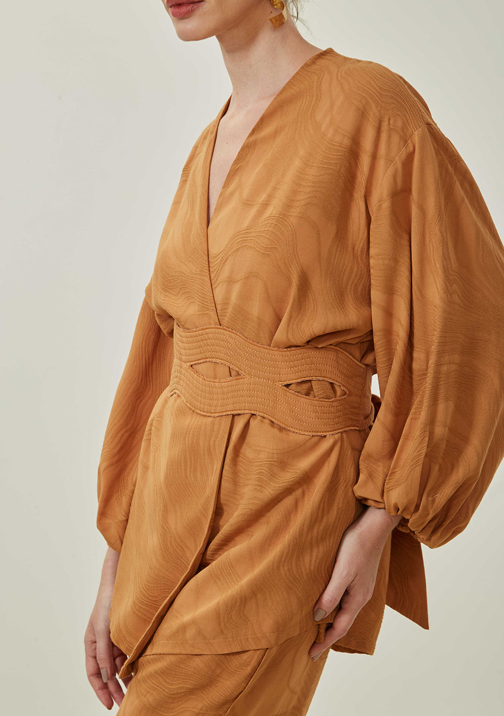 Kimono Suelto Mangas Largas