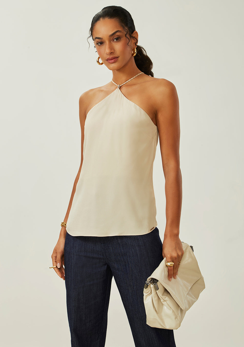 Camisilla Suelta Escote en la Espalda