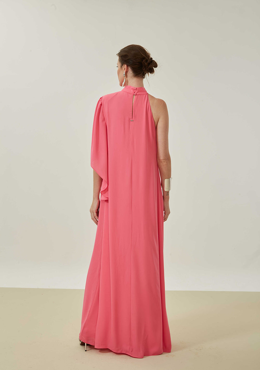 Vestido Suelto De Un Hombro