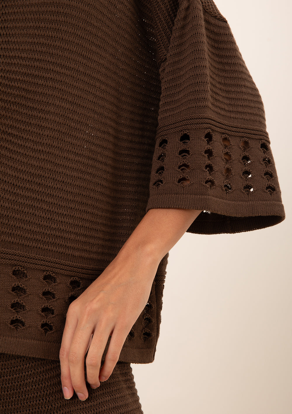 Camisa Oversized Cuello Tradicional Mangas Cortas