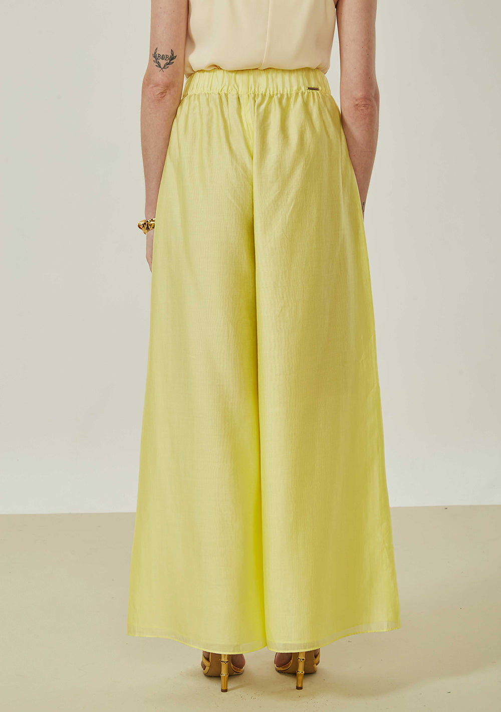 Pantalón Pantalona Tiro Alto