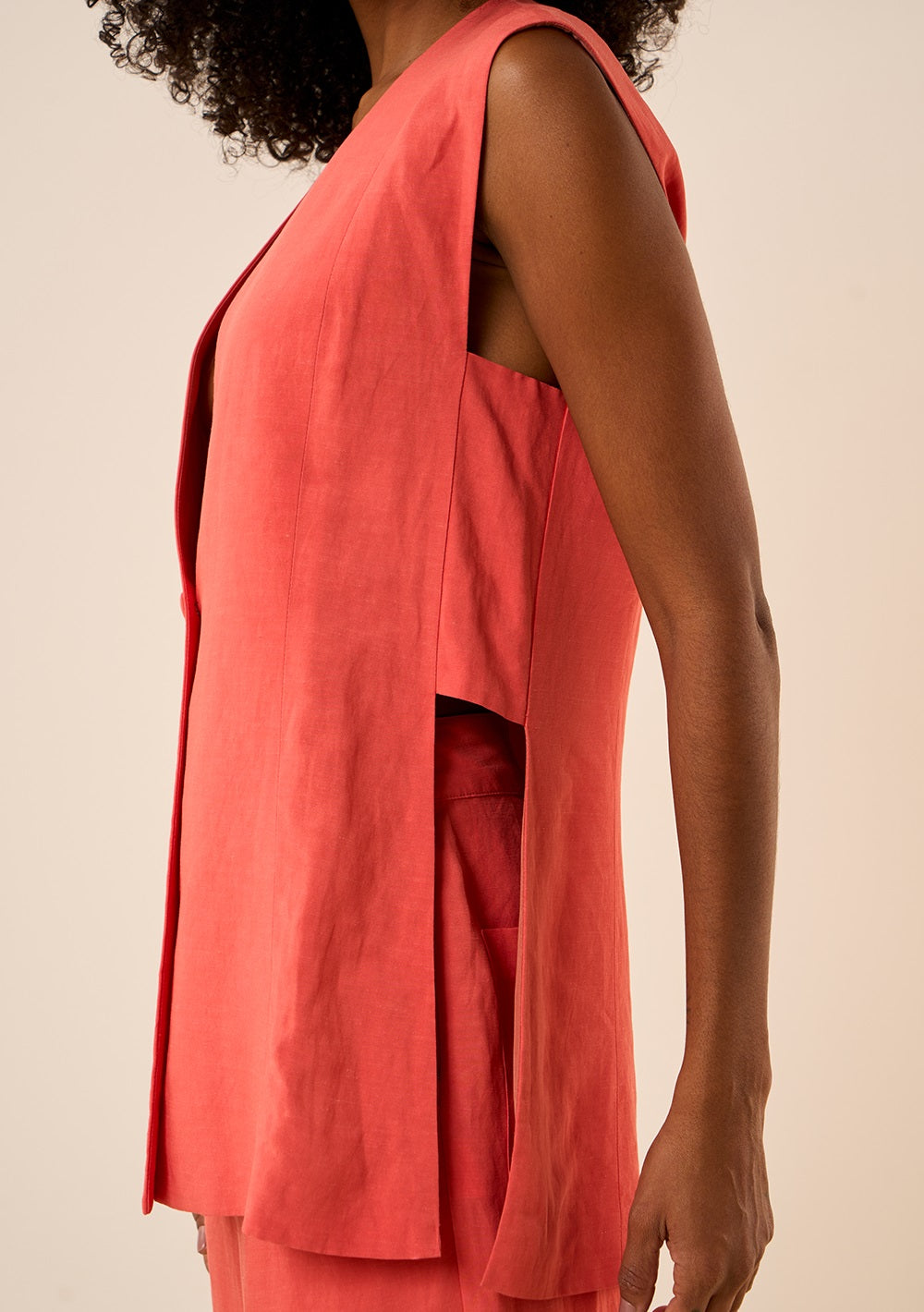 Chaleco Ajustado Sin Mangas