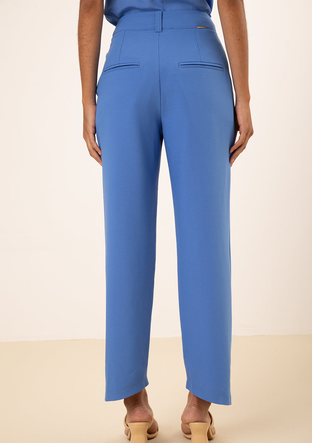 Pantalón Recto Tiro Alto