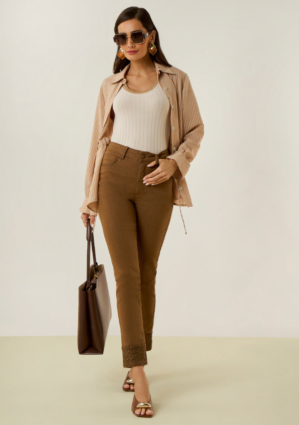 Camisilla Ajustada Escote Redondo