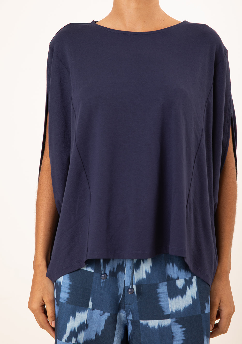 T-Shirt Suelta Escote Redondo Mangas Cortas