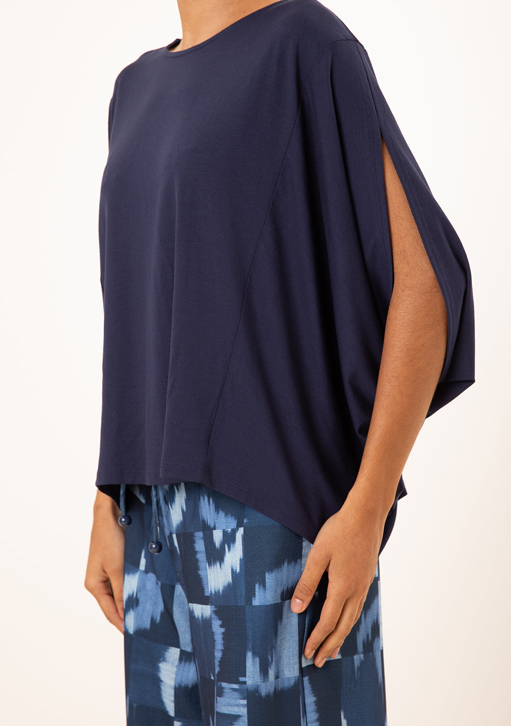 T-Shirt Suelta Escote Redondo Mangas Cortas