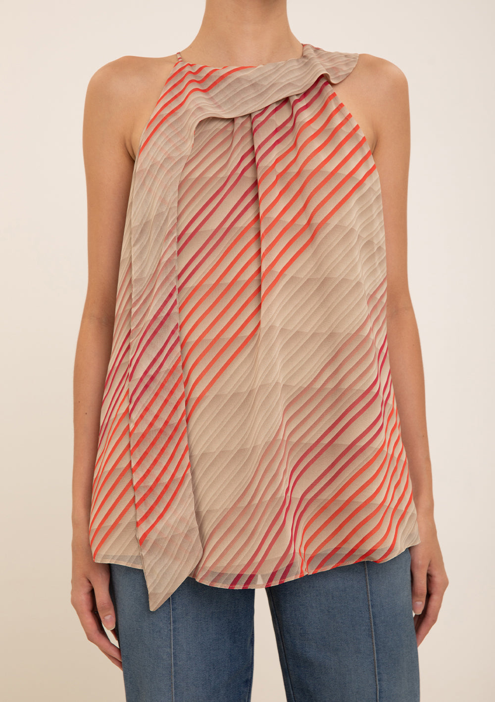 Regata Suelta Cuello Francés