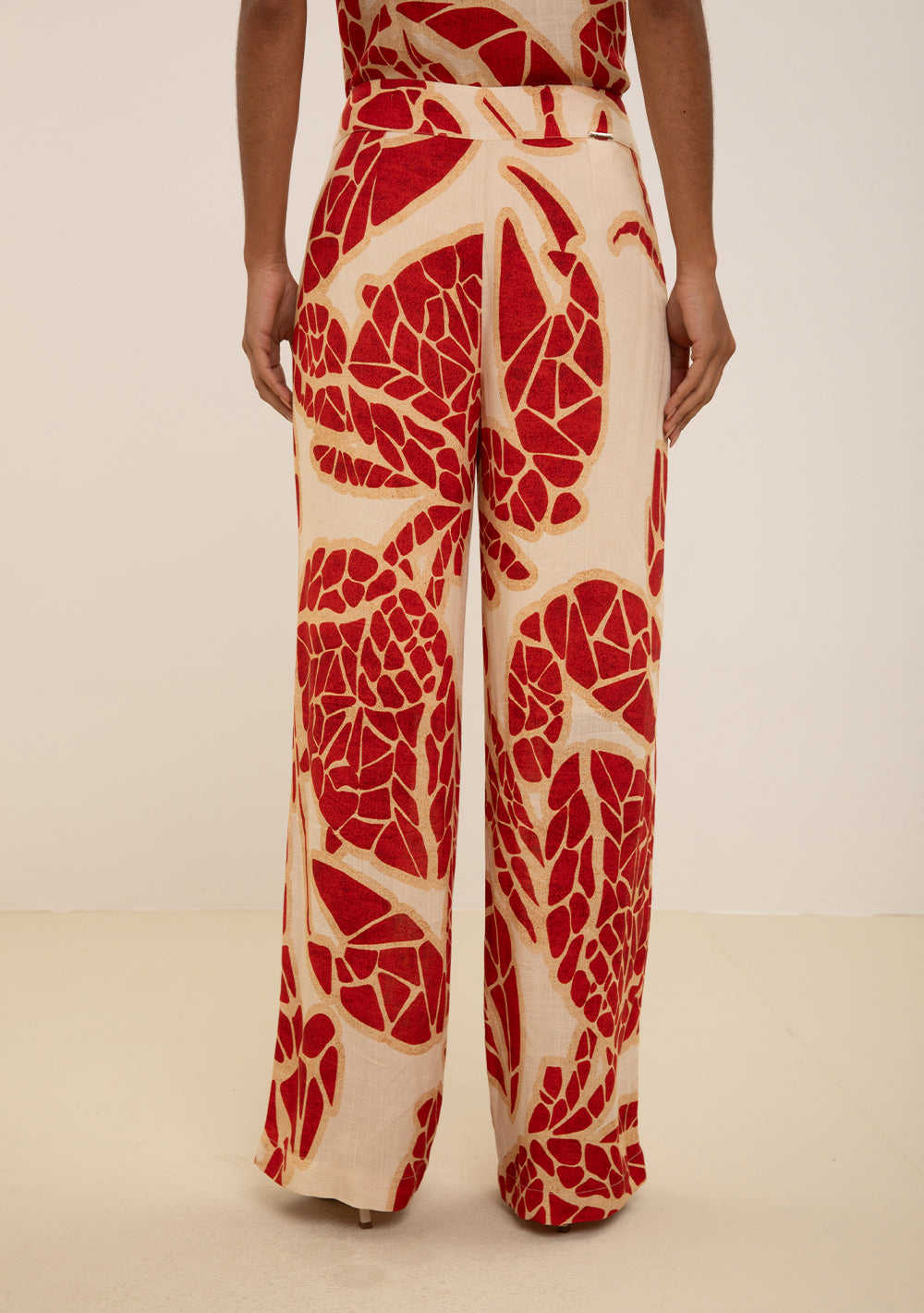 Pantalón Recto Tiro Alto