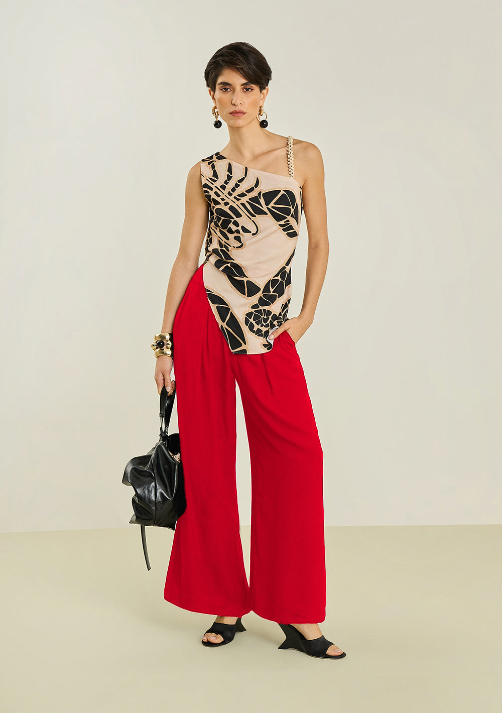 Pantalón Palazzo Tiro Alto