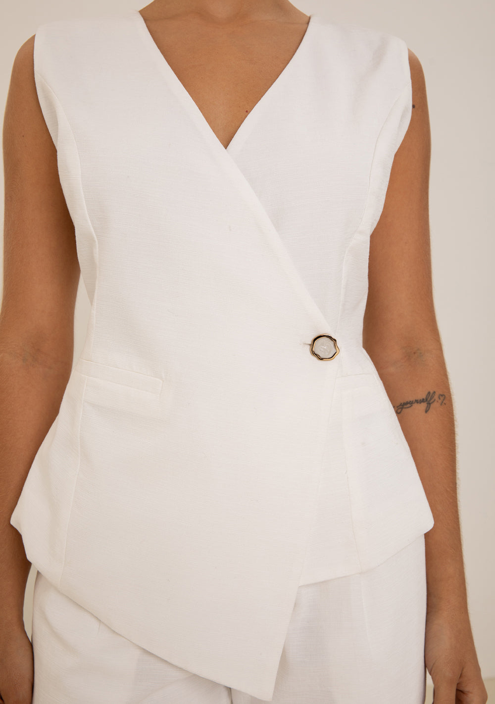 Chaleco Ajustado Sin Mangas