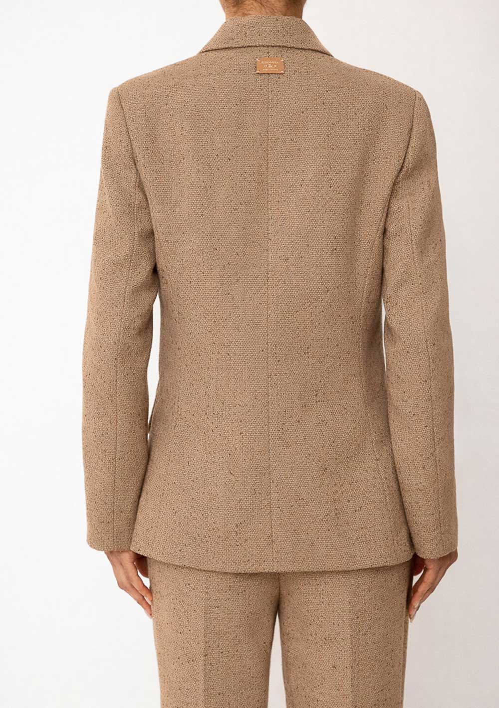 Blazer Ajustado Mangas Largas