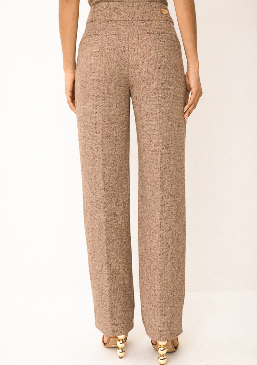 Pantalón Recto Tiro Alto