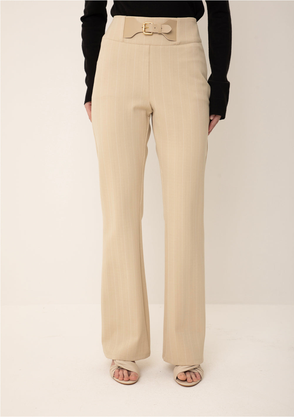 Pantalón Boot Cut Tiro Alto