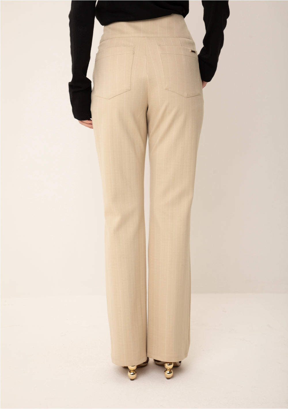 Pantalón Boot Cut Tiro Alto