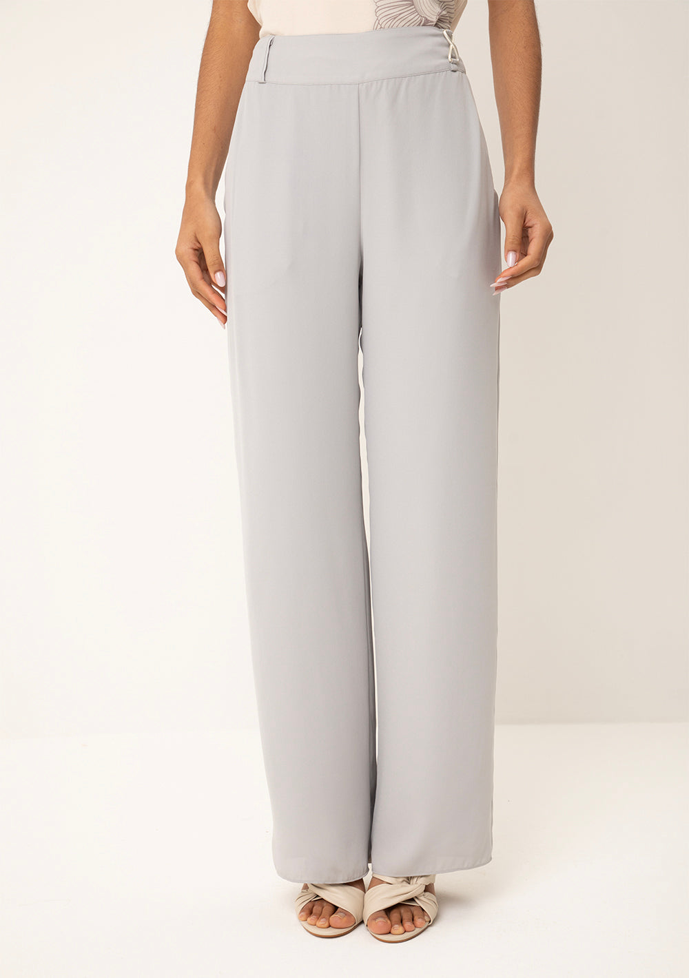 Pantalón Recto Tiro Alto