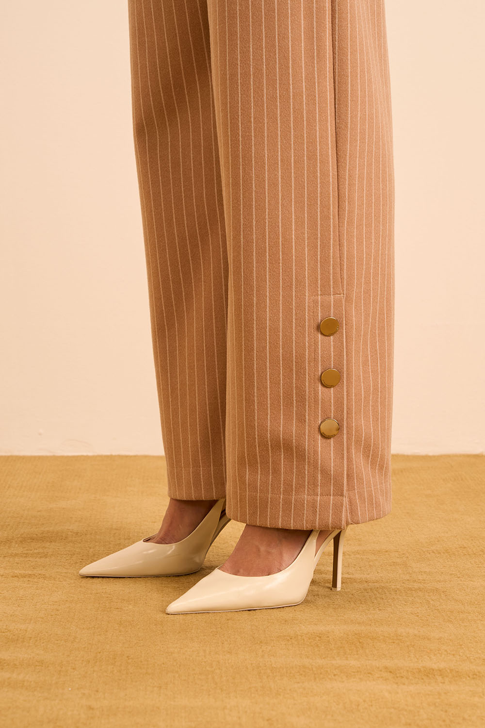 Pantalón Recto Tiro Alto