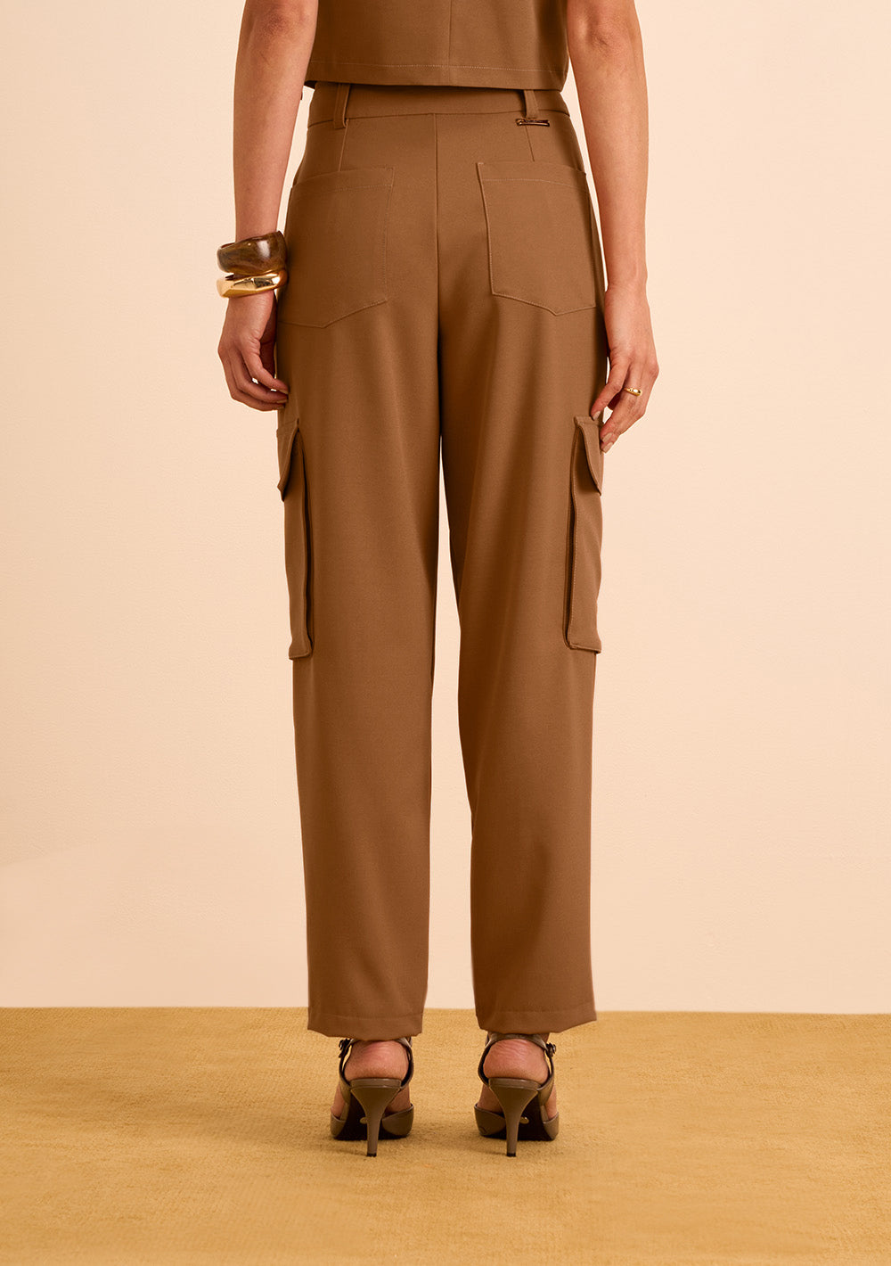 Pantalón Cargo Tiro Alto
