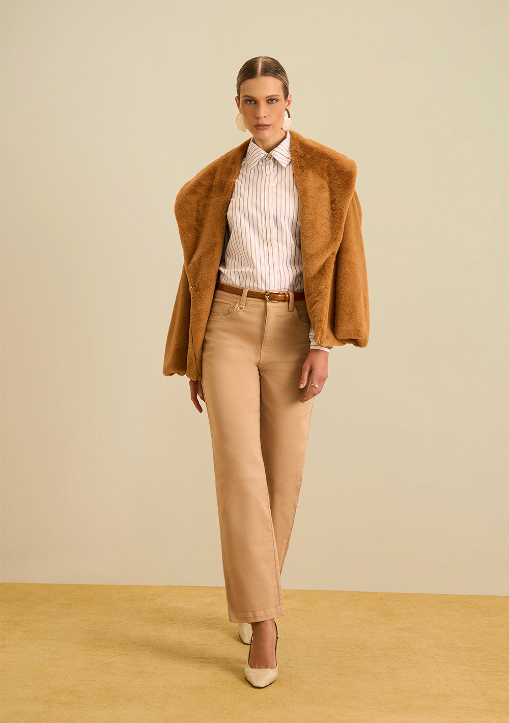 Chaqueta Suelta Mangas Largas
