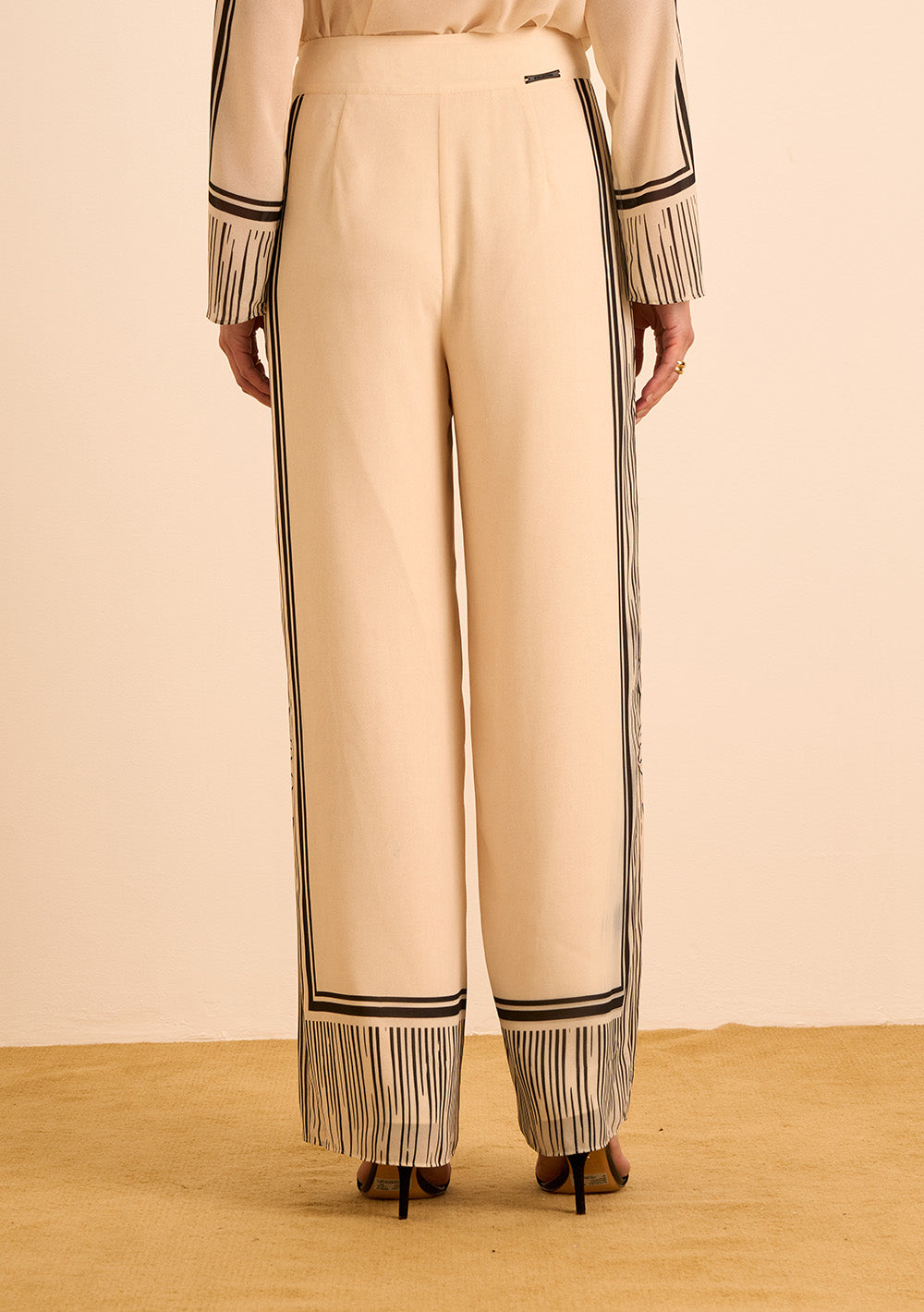 Pantalón Recto Tiro Alto