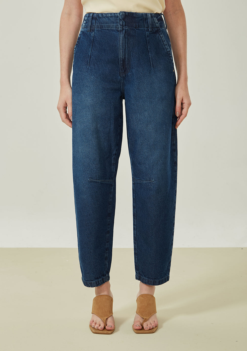 Pantalón Mom Tiro Alto