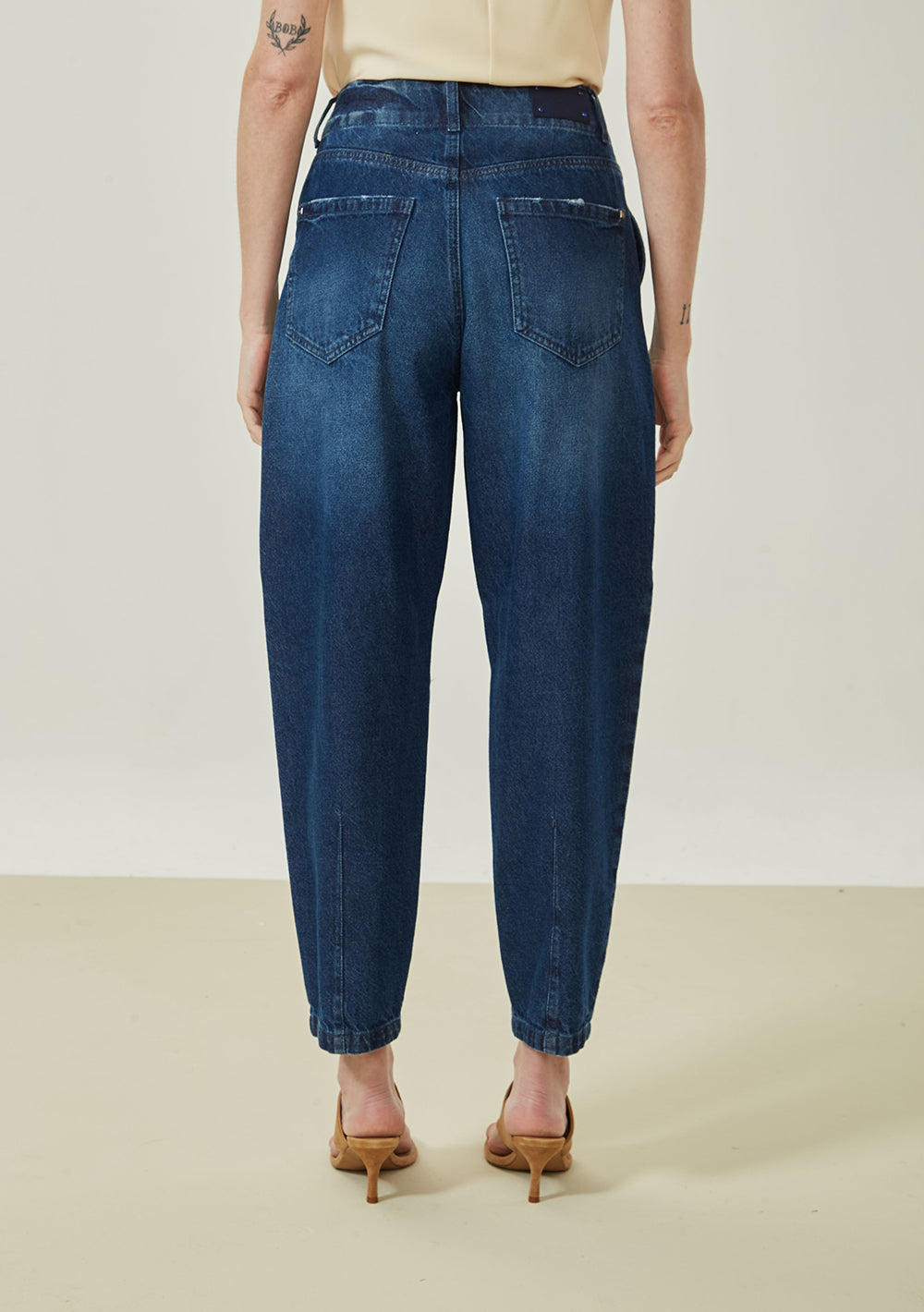 Pantalón Mom Tiro Alto