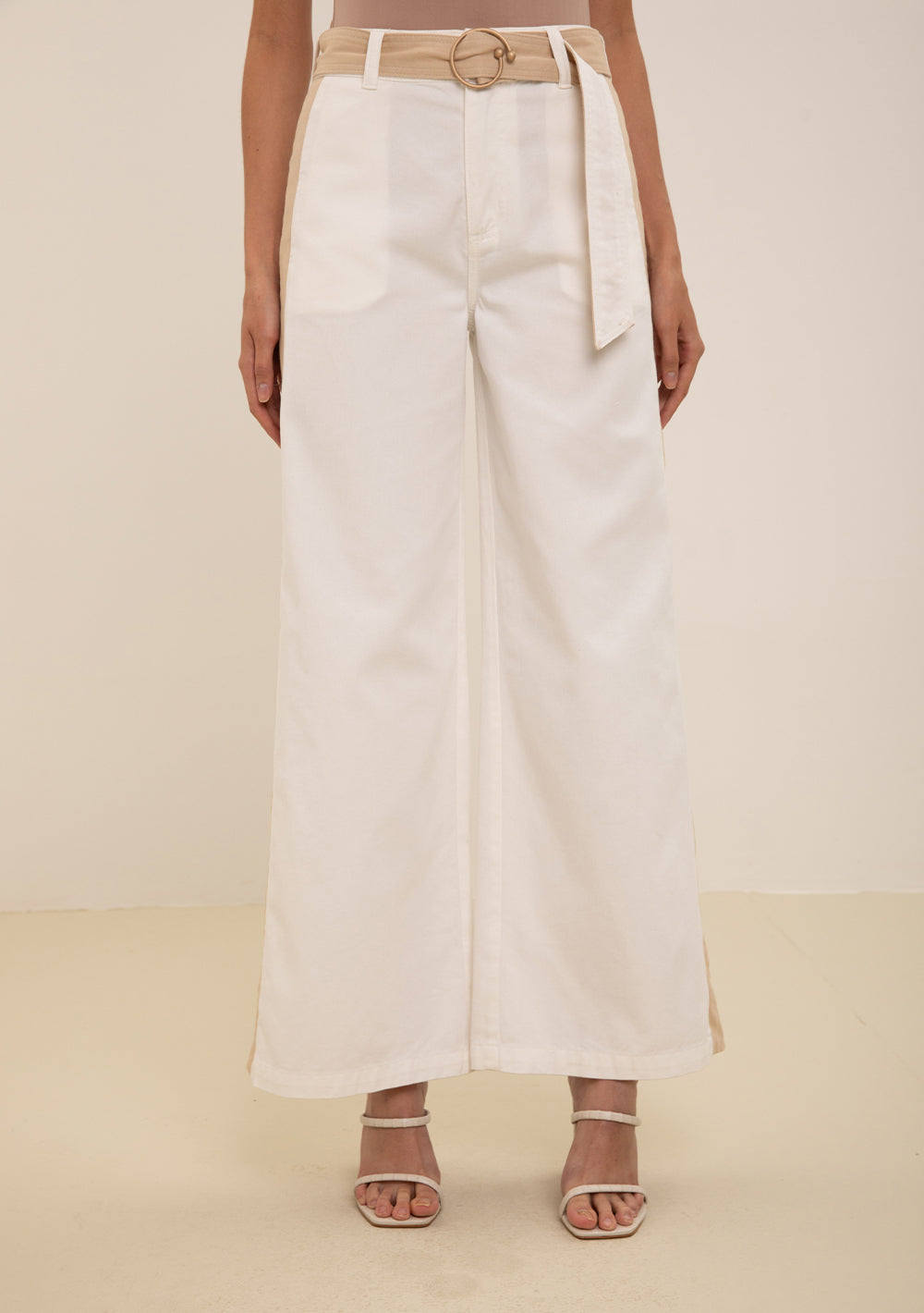 Jeans Palazzo Tiro Alto