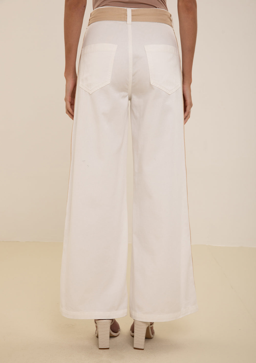 Jeans Palazzo Tiro Alto