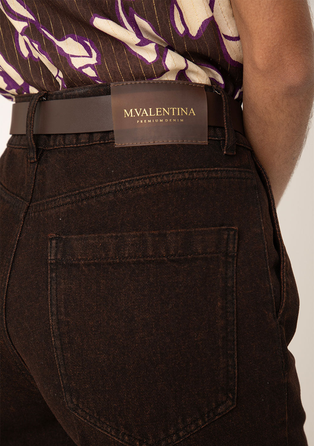 Pantalón Recto Tiro Alto