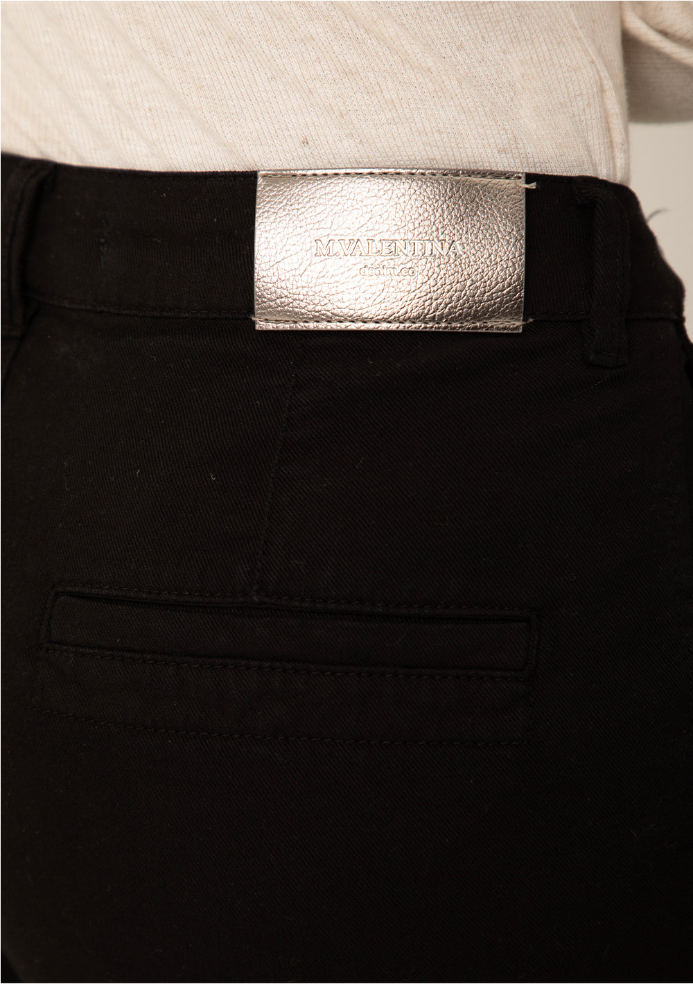 Pantalón Jeans Recto Tiro Medio