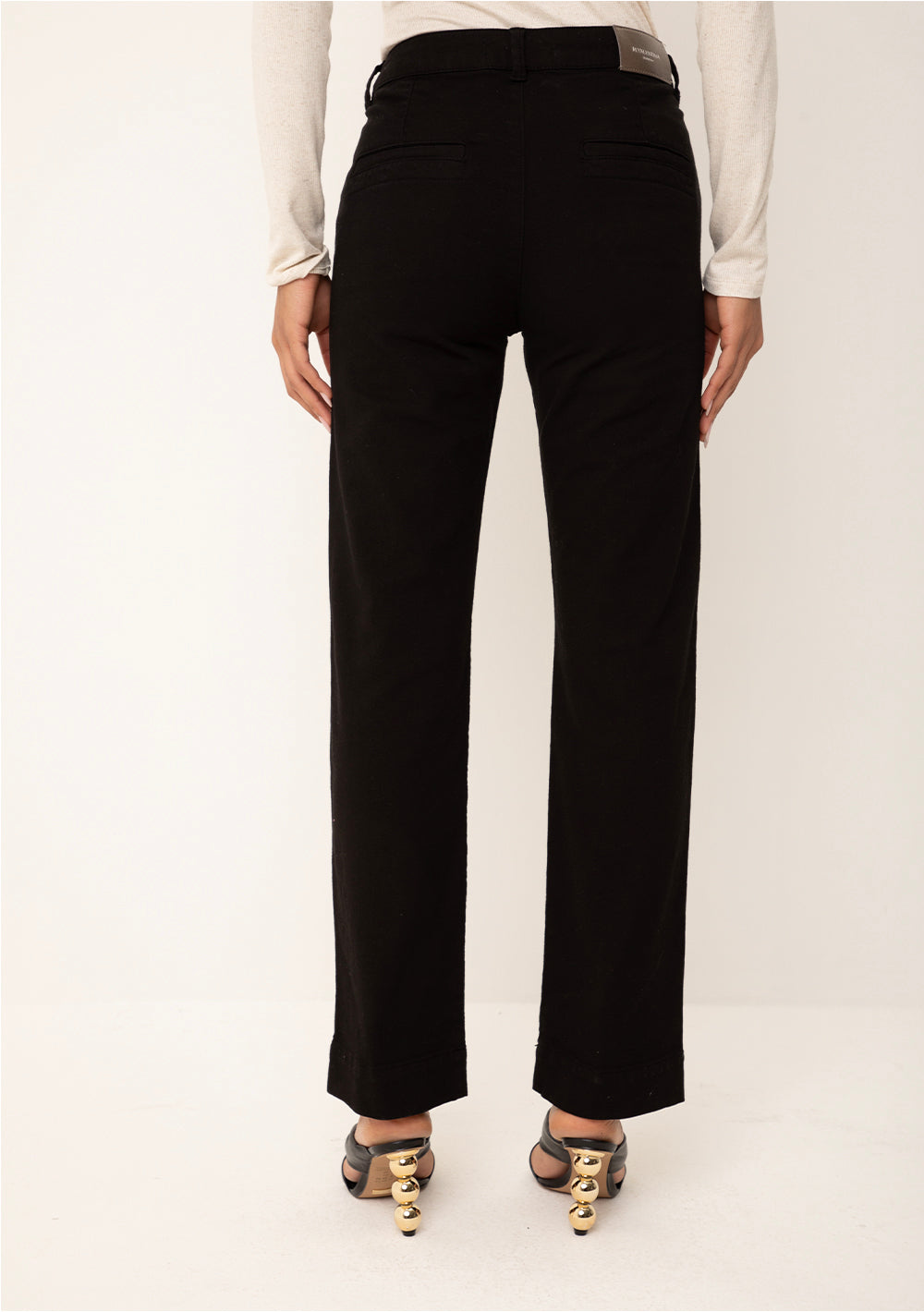 Pantalón Jeans Recto Tiro Medio