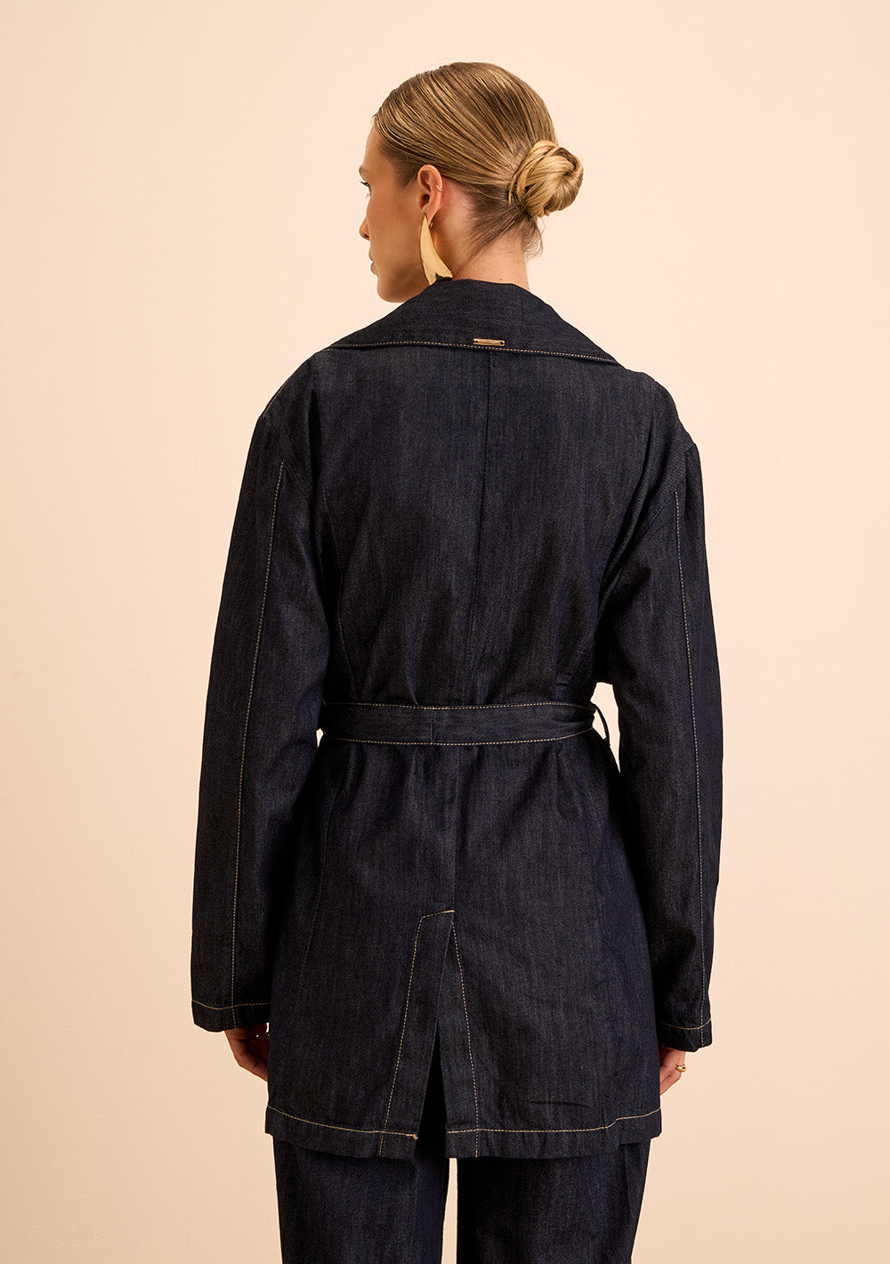 Chaqueta Suelta Mangas Largas