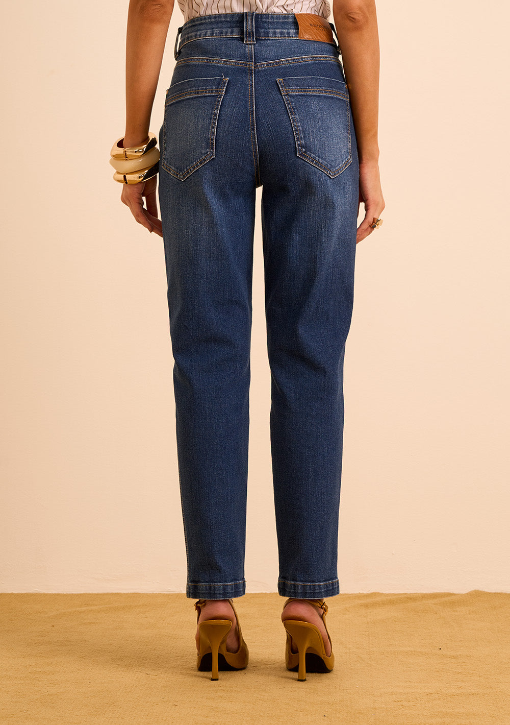 Jeans Mom Tiro Alto