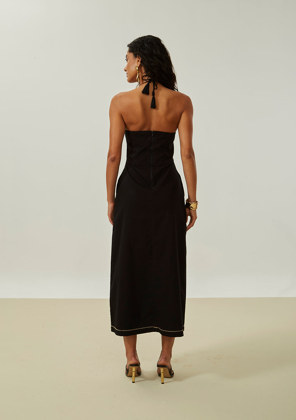 Vestido Ajustado Largo