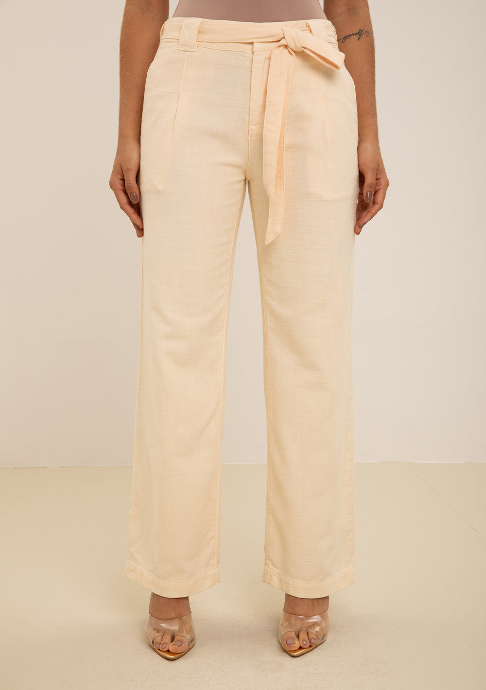 Pantalón Wide Tiro Medio