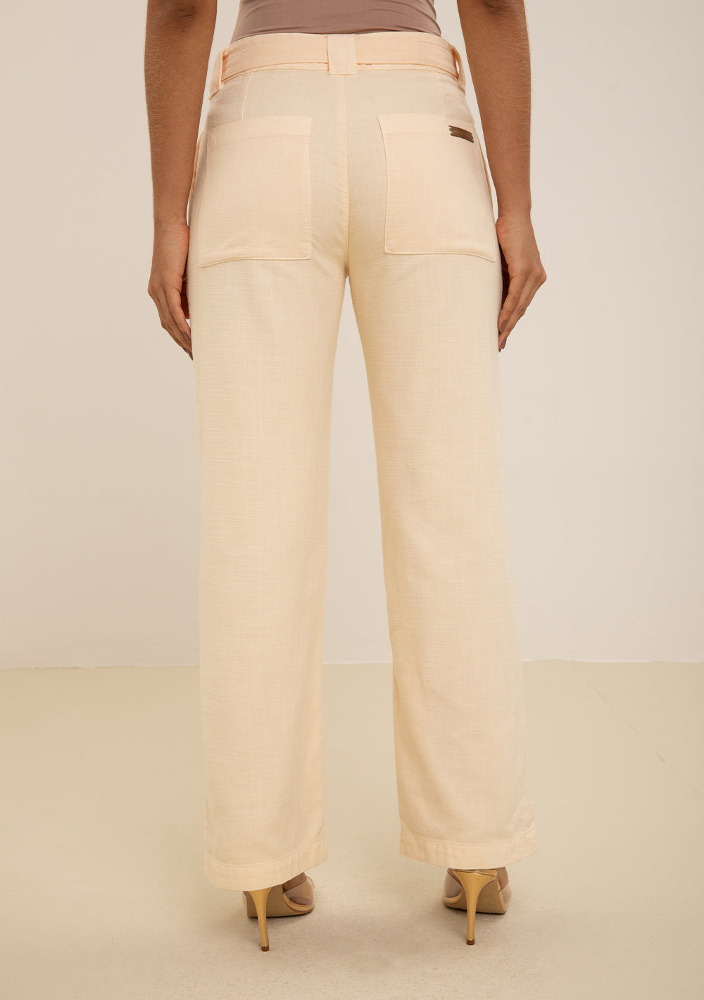 Pantalón Wide Tiro Medio