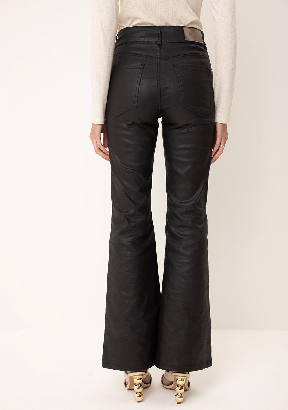 Pantalón Flare Tiro Alto