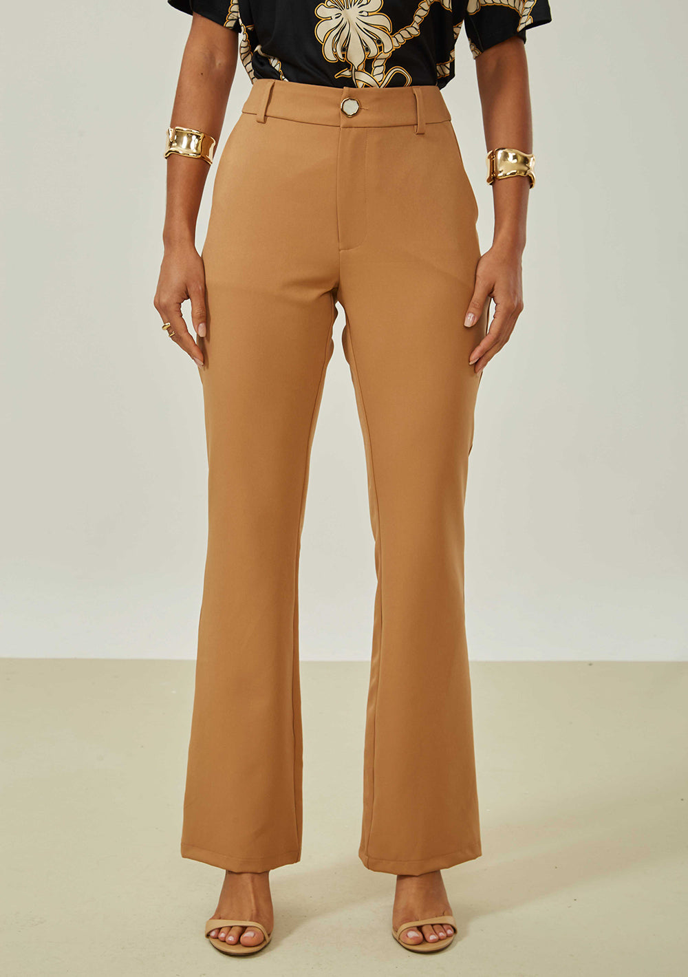 Pantalón Boot Cut Tiro Alto