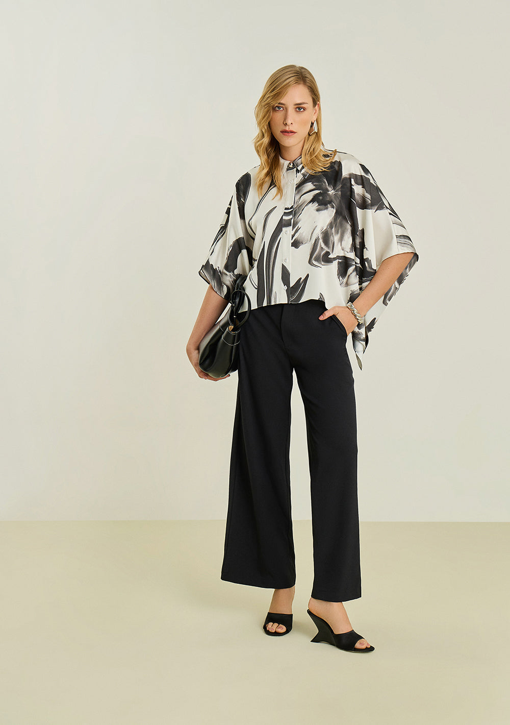 Pantalón Palazzo Tiro Alto