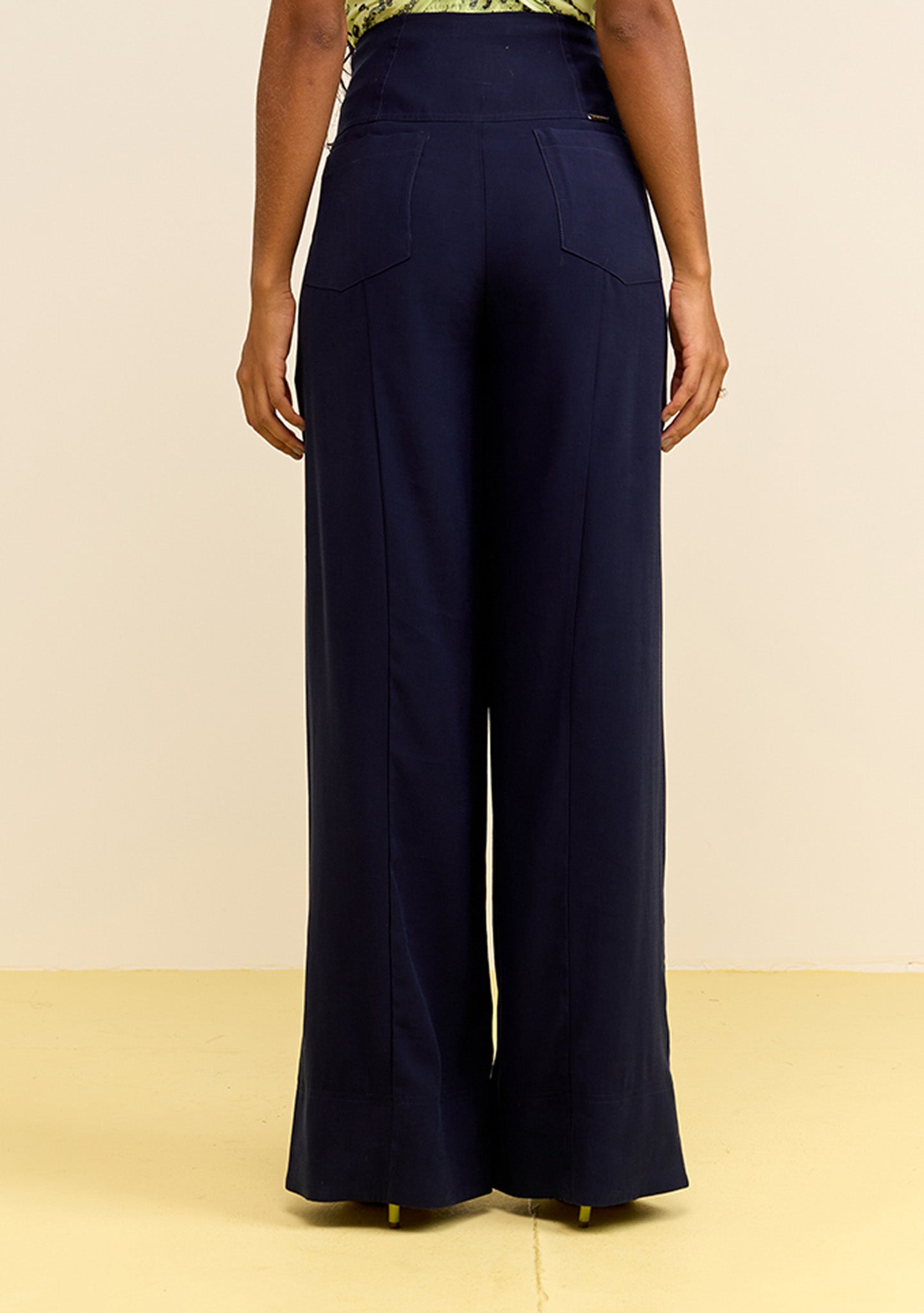 Pantalón Pantalona Tiro Alto