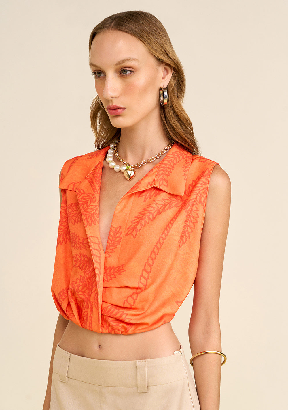 Blusa Suelta Escote en V
