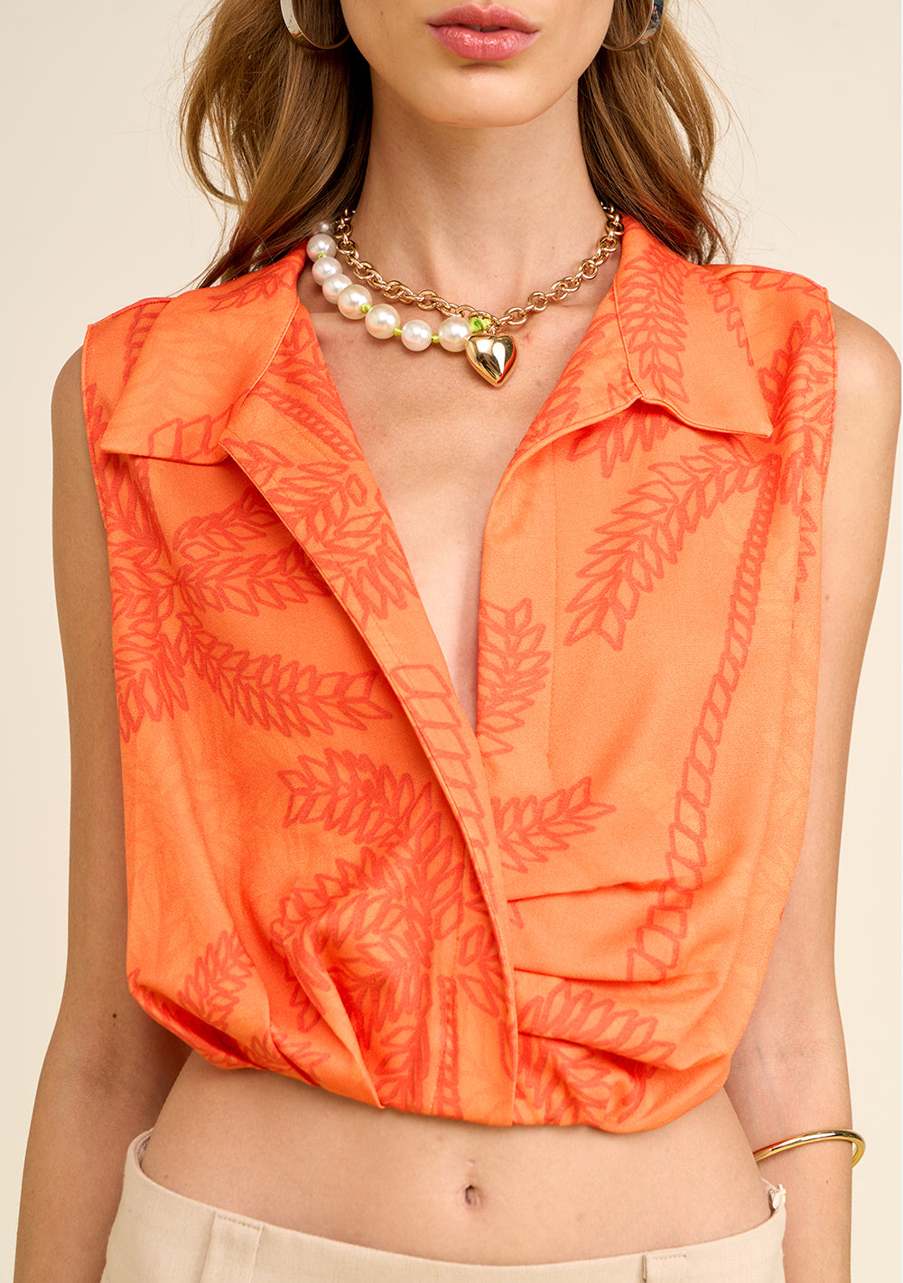 Blusa Suelta Escote en V