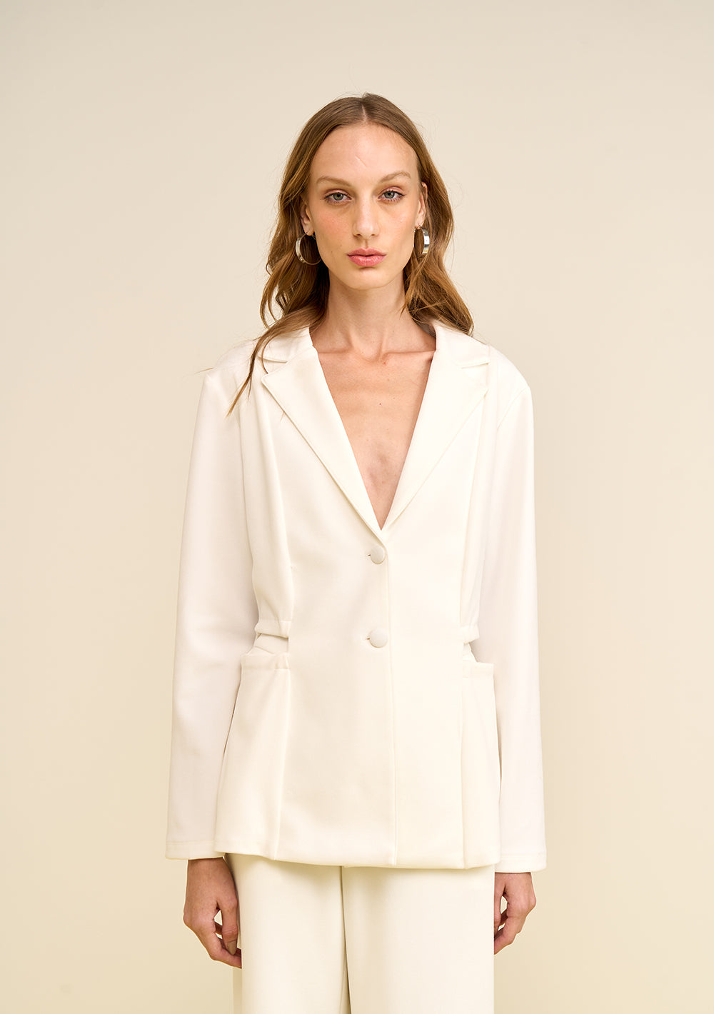 Blazer Suelto Mangas Largas
