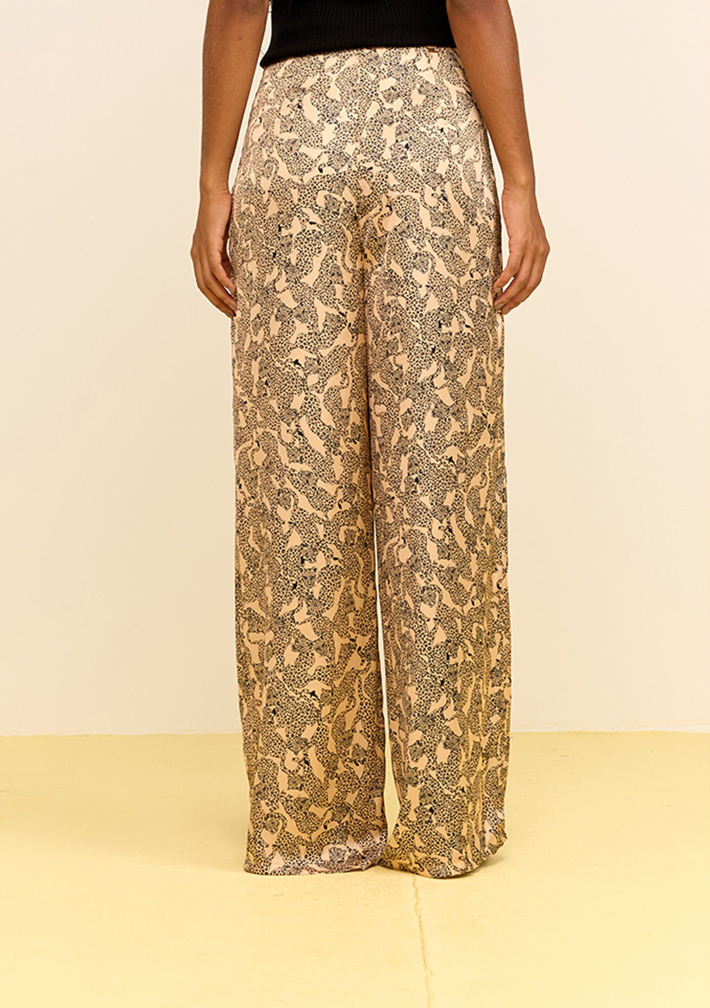 Pantalón Pantalona Tiro Alto
