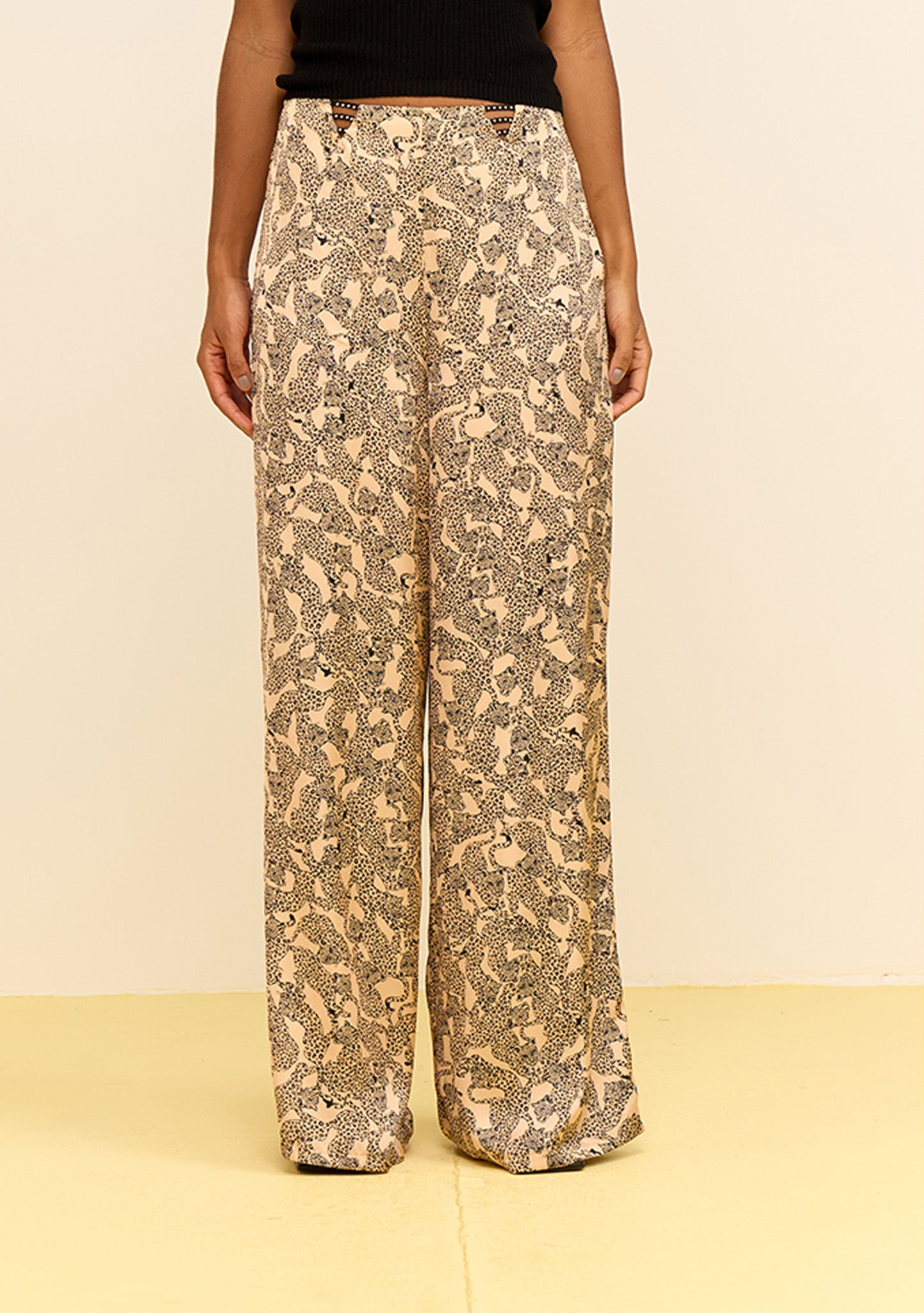Pantalón Pantalona Tiro Alto