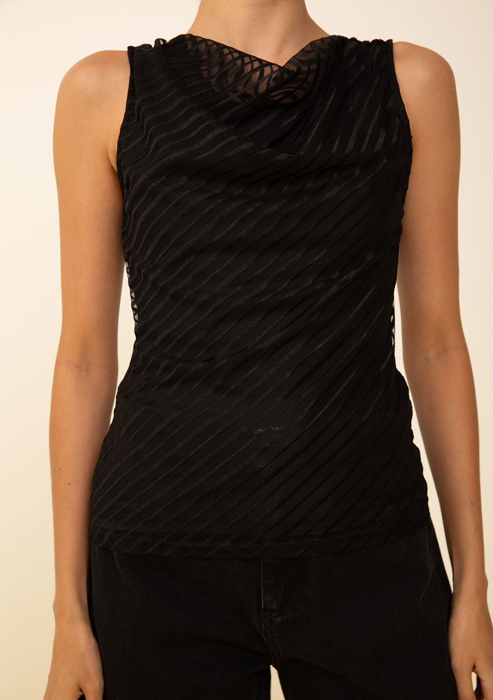 Camisilla Ajustada Escote Redondo