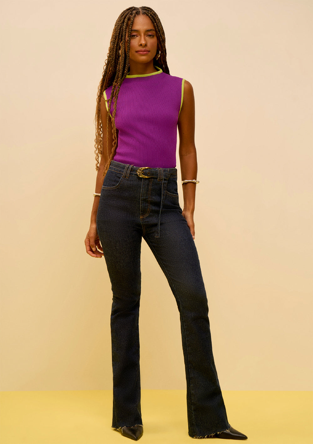 Camisilla Ajustada Escote Redondo