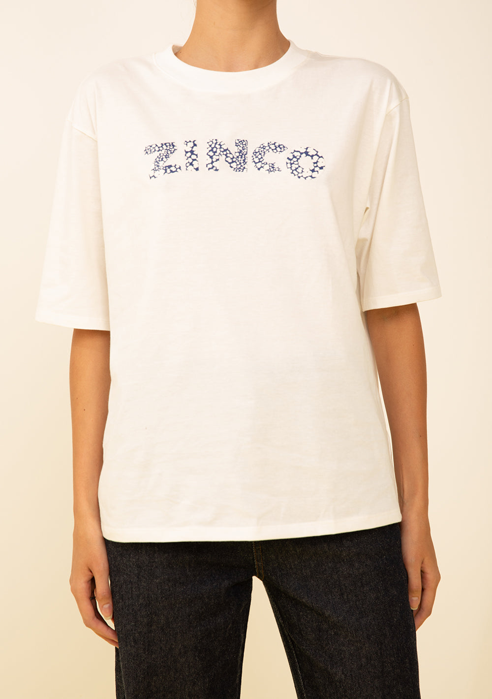 T-Shirt Suelta Escote Redondo Mangas Cortas
